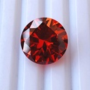 Loose Moissanite Oranges Red Clean Round Cut 8.50 MM