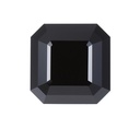 Loose Moissanite Black Clean Asscher Cut 8.00 MM