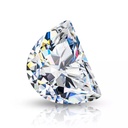 Loose Moissanite White Clean Half Moon Cut 5.50 x 3.50 MM