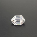 Loose Moissanite White Clean Long Hexagon Cut 9.00 x 6.00 MM