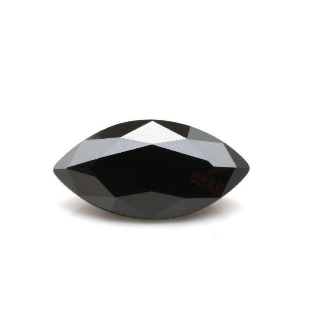 Loose Moissanite Black Clean Marquise Cut 10.00 x 5.00 MM