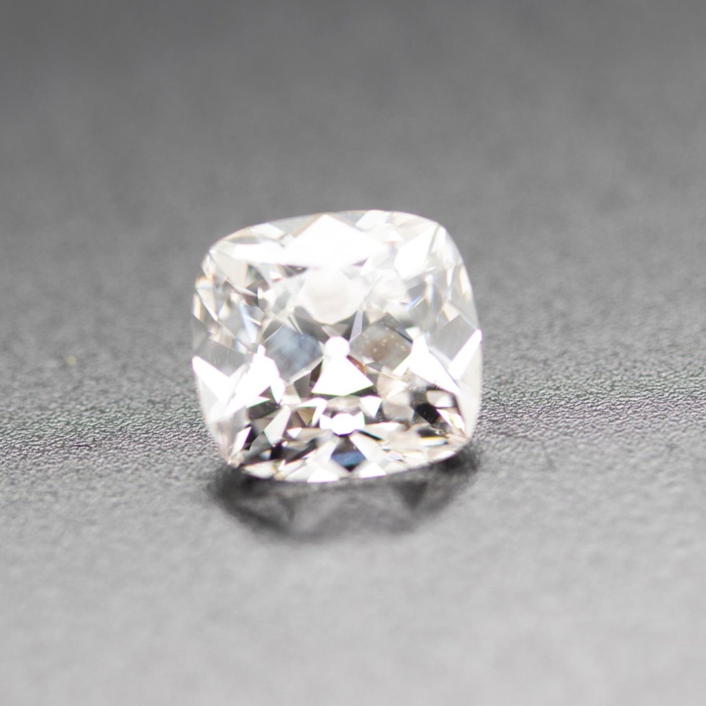 Loose Moissanite White Clean Old Mine Cushion 12.00 MM