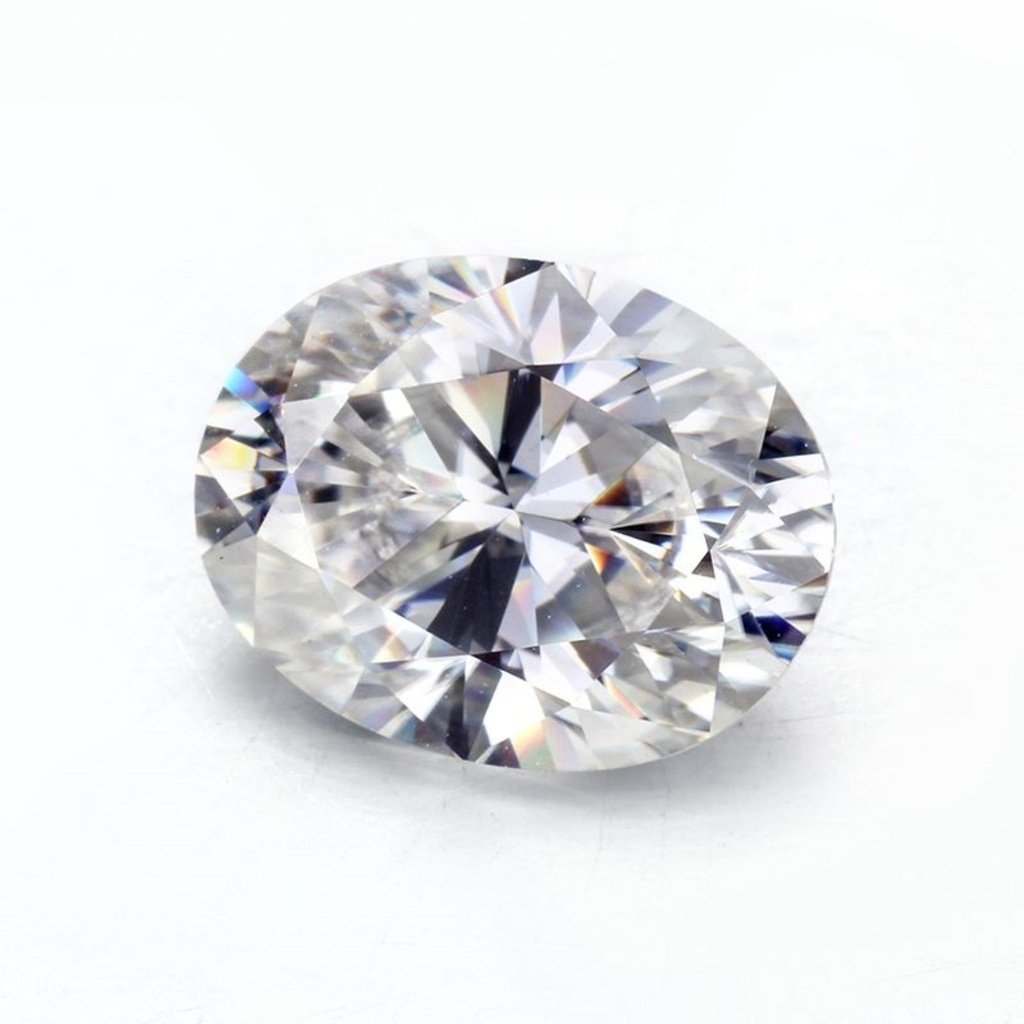 Loose Moissanite White Clean Oval Cut 11.00 x 8.00 MM