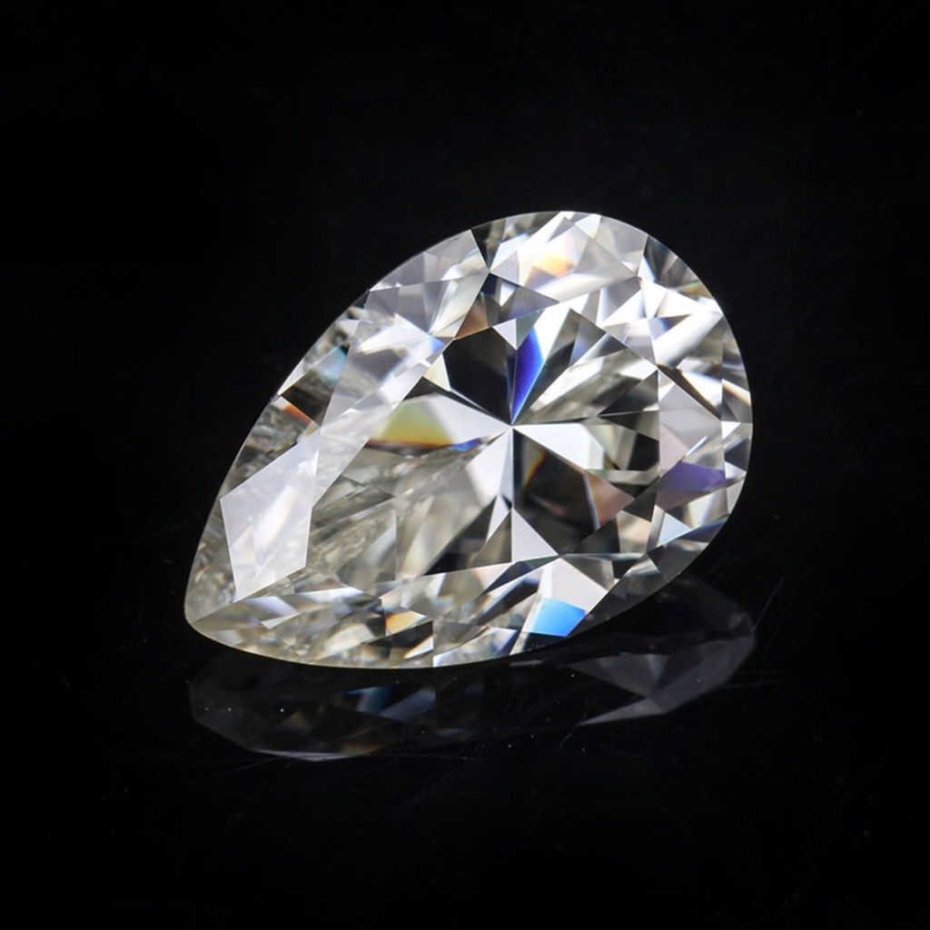 Loose Moissanite White Clean Pear Cut 9.00 x 6.00 MM