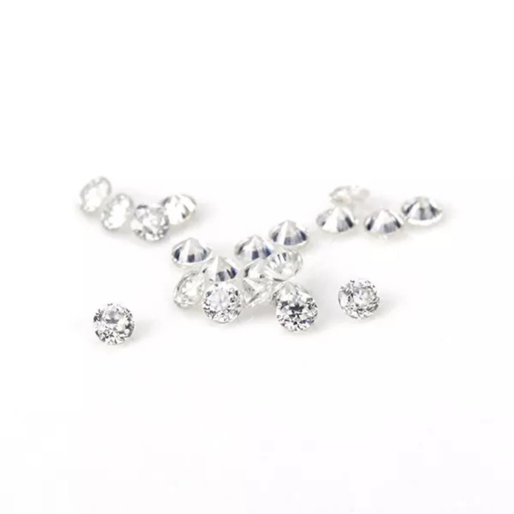 Loose Moissanite White Clean Round Cut 1.20 MM