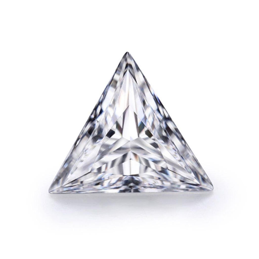 Loose Moissanite White Clean Triangle Cut 4.00 MM