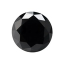 Loose Moissanite Black Clean Round Cut 11.50 MM 
