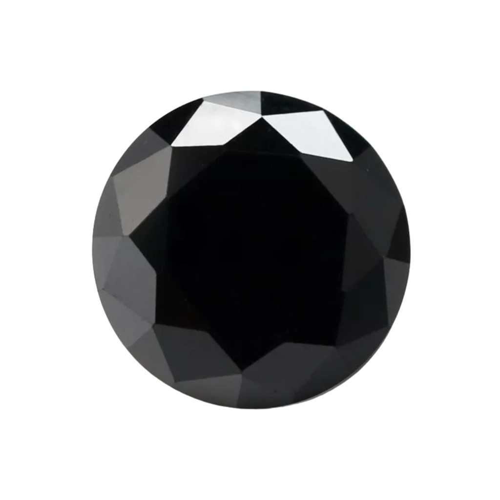Loose Moissanite Black Clean Round Cut 9.00 MM