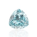 Loose Moissanite Blue Clean Trillion Cut 5.50 MM
