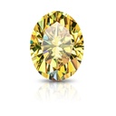 Loose Moissanite Canary Yellow Clean Oval Cut 12.00 x 10.00 MM