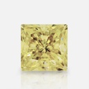 Loose Moissanite Canary Yellow Clean Princess Cut 5.50 MM