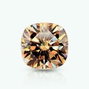 Loose Moissanite Deep Brown Clean Cushion Cut 11.00 MM