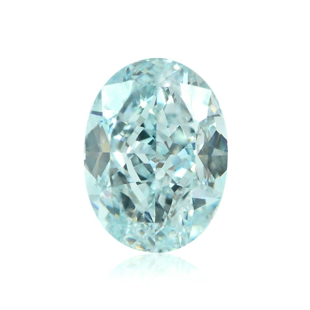 Loose Moissanite Fancy Blue Clean Oval Cut 12.00 x 10.00 MM