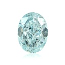 Loose Moissanite Fancy Blue Clean Oval Cut 8.00 x 6.00 MM
