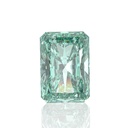 Loose Moissanite Green Clean Radiant Cut 10.00 x 7.00 MM