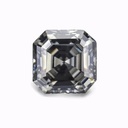 Loose Moissanite Grey Clean Asscher Cut 9.00 MM