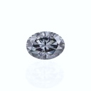 Loose Moissanite Grey Clean Oval Cut 12.00 x 10.00 MM