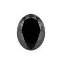 Loose Moissanite Jet Black Clean Oval Cut 9.00 x 6.00 MM