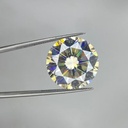 Loose Moissanite Light Yellow Clean Round Cut 5.00 MM