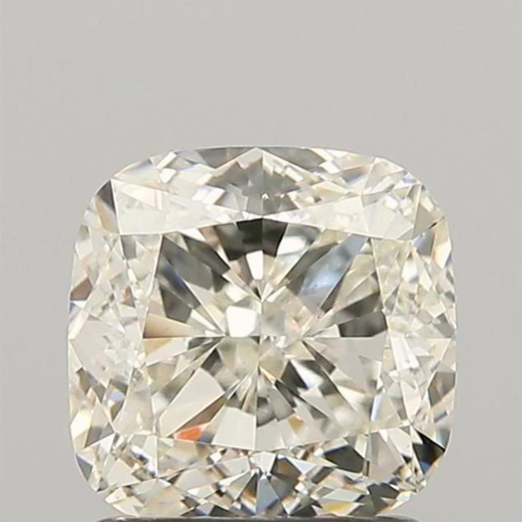 Loose Moissanite Off White Clean Cushion Cut 7.50 MM