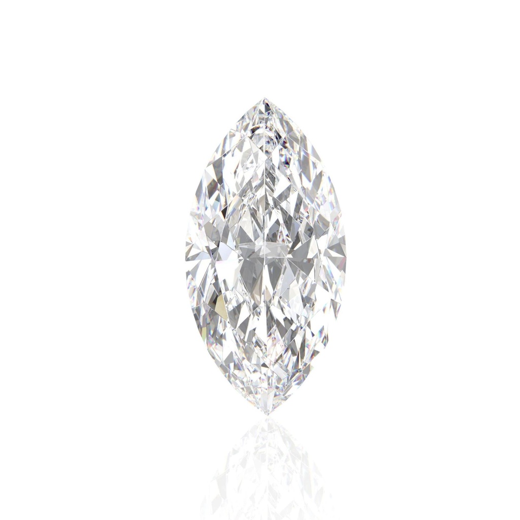 Loose Moissanite Off White Clean Marquise Cut 8.00 x 4.00 MM