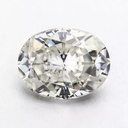 Loose Moissanite Off White Clean Oval Cut 9.60 x 7.65 MM