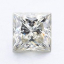 Loose Moissanite Off White Clean Princess Cut 7.00 MM