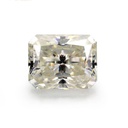 Loose Moissanite Off White Clean Radiant Cut 9.00 x 6.00 MM