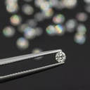 Loose Moissanite Off White Clean Round Cut 4.50 MM