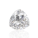 Loose Moissanite Off White Clean Trillion Cut 10.00 MM