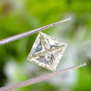 Loose Moissanite Off White Yellow Clean Princess Cut 3.50 MM