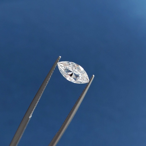 [MOMARWH1_4x2] Loose Moissanite White Clean Marquise Cut 4.00 x 2.00 MM