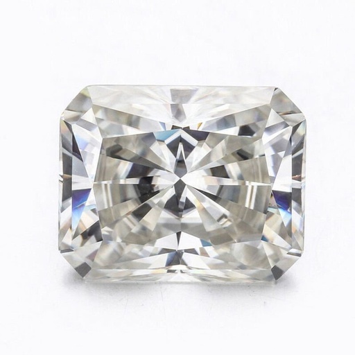 [MORAWH1_6x4] Loose Moissanite White Clean Radiant Cut 6.00 x 4.00 MM