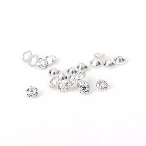 [MORDWH1_1.7] Loose Moissanite White Clean Round Cut 1.70 MM