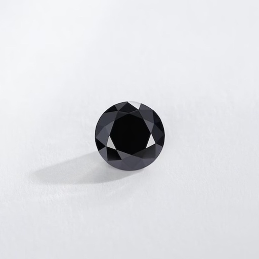 Loose Moissanite Black Clean Round Cut 3.25 MM 
