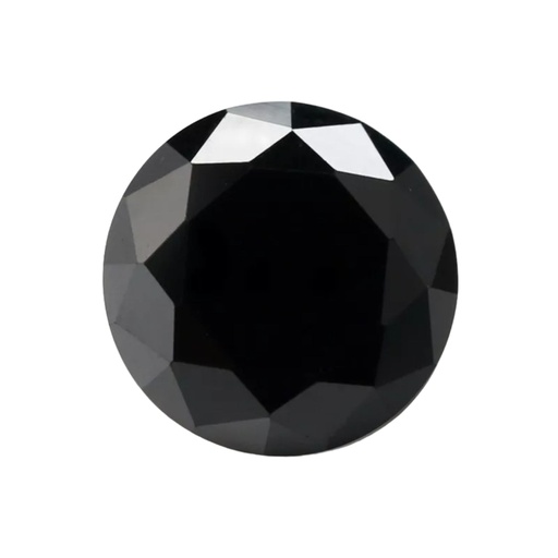 [MORDBLK16] Loose Moissanite Black Clean Round Cut 6.00 MM