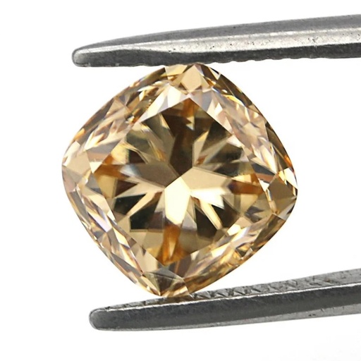 Loose Moissanite Brown Clean Cushion Cut 8.00 MM